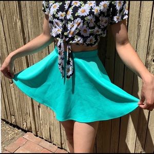 ⚡️electric blue circle skirt⚡️